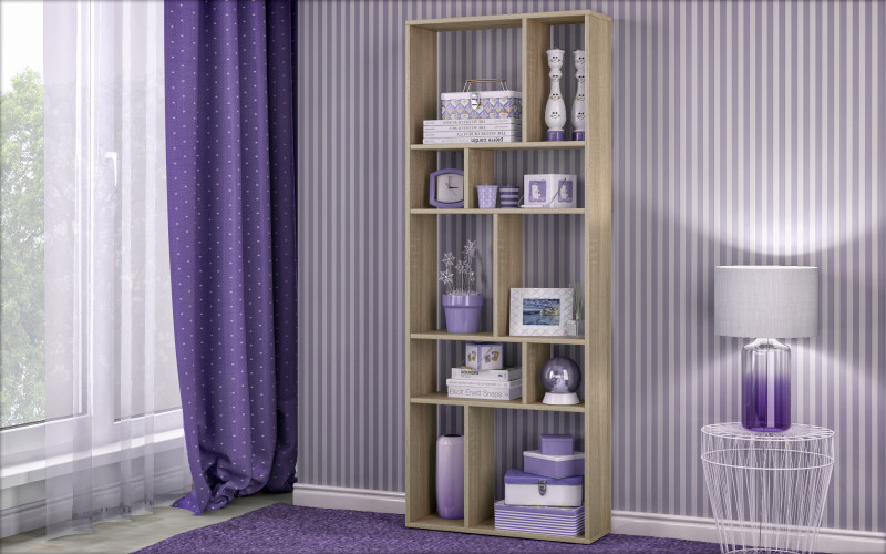 Biblioteca Astrid, stejar sonoma  1