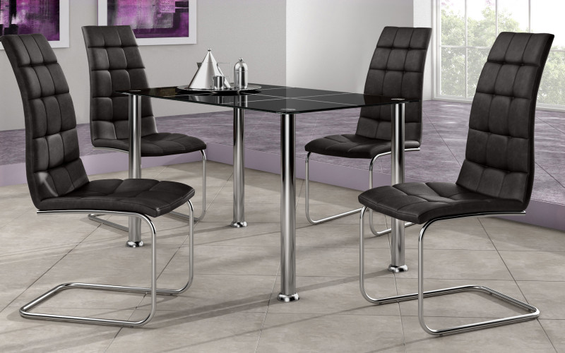 Scaun de masa Blake III, negru  1