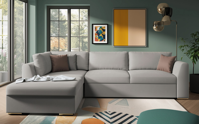 Coltar extensibil Toscana, maro deschis + maro  1