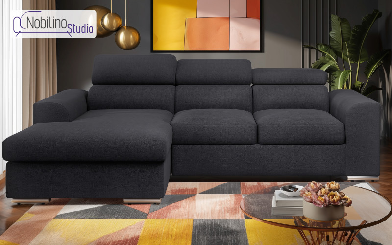 Coltar extensibil Morgan, gri inchis  1