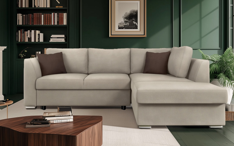 Coltar extensibil Toscana S, maro deschis + maro  1