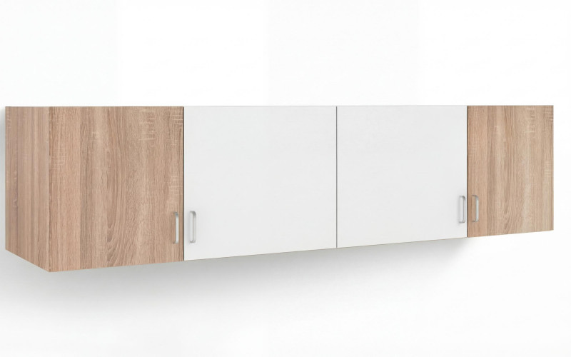 Corp suprapozabil pentru dulap Porto, stejar sonoma + alb  1