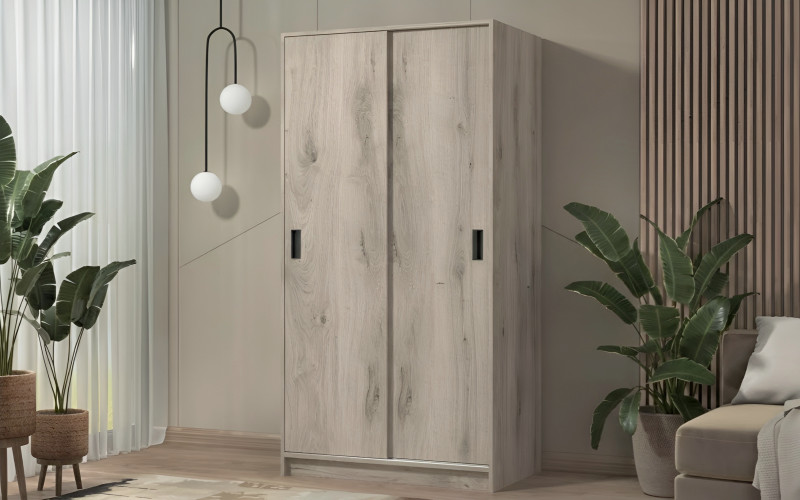 Dulap Sendo, stejar scandinav deschis  1