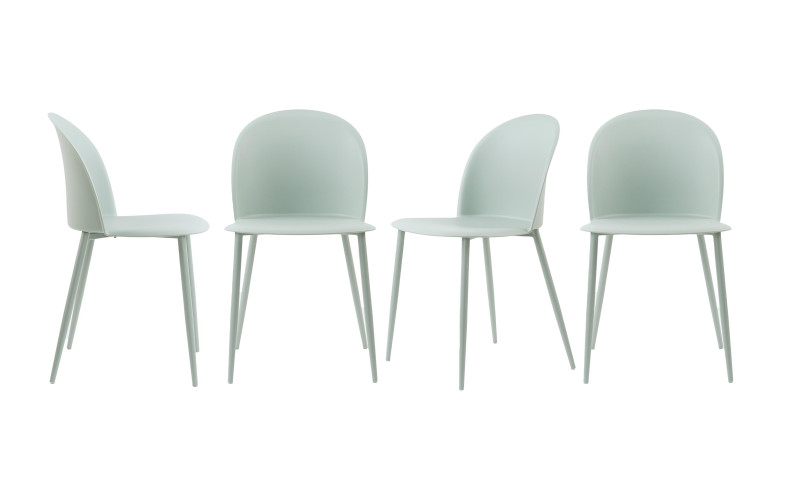 Set 4 buc. scaun Sevi, verde deschis  1